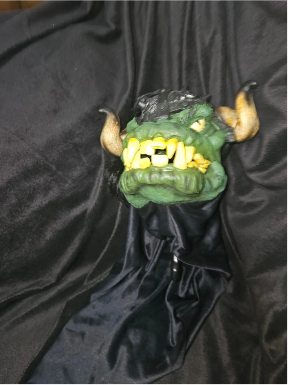 Vintage 2001 Fright Asylum Disguise Monster Dragon Hand Puppet Halloween Rare